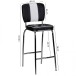 Barhocker in Schwarz - 40x38x110 (LxBxH)