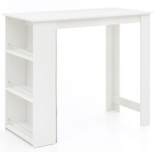 Bartisch in Weiß - 60x120x107cm (LxBxH)