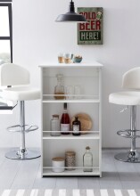 Bartisch in Weiß - 60x120x107cm (LxBxH)