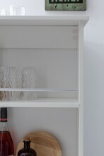 Bartisch in Weiß - 60x120x107cm (LxBxH)
