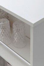 Bartisch in Weiß - 60x120x107cm (LxBxH)