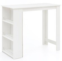 Bartisch in Weiß - 60x120x107cm (LxBxH)
