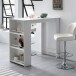 Bartisch in Weiß - 60x120x107cm (LxBxH)