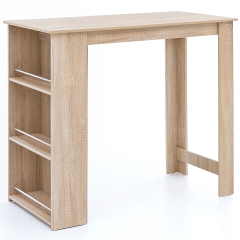 Bartisch in Eiche sonoma Dekor - 60x120x107cm (LxBxH)