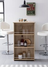 Bartisch in Eiche sonoma Dekor - 60x120x107cm (LxBxH)