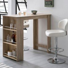 Bartisch in Eiche sonoma Dekor - 60x120x107cm (LxBxH)