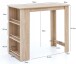 Bartisch in Eiche sonoma Dekor - 60x120x107cm (LxBxH)