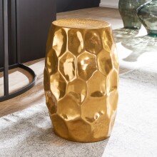 Beistelltisch in Gold aus Kompletter Anstelltisch: Aluminium - 47cm (H)