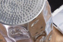 Beistelltisch in Silber aus Kompletter Anstelltisch: Aluminium - 47cm (H)