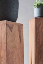 Beistelltisch (3er Set) in Braun - 25x25x100 (LxBxH)
