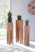 Beistelltisch (3er Set) in Braun - 25x25x100 (LxBxH)