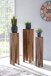 Beistelltisch (3er Set) in Braun - 25x25x100 (LxBxH)