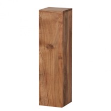 Beistelltisch (3er Set) in Braun aus Massivholz: Akazie - 24x24x85cm (LxBxH)