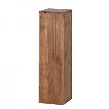 Beistelltisch (3er Set) in Braun aus Massivholz: Akazie - 24x24x85cm (LxBxH)