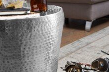 Beistelltisch in Silber aus Kompletter Dekotisch: Aluminium - 41cm (H)