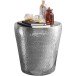 Beistelltisch in Silber aus Kompletter Dekotisch: Aluminium - 41cm (H)