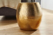 Beistelltisch in Gold aus Kompletter Dekotisch: Aluminium - 42cm (H)