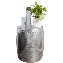 Beistelltisch in Silber aus Kompletter Beistelltisch:...