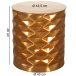 Beistelltisch in Gold aus Kompletter Couchtisch: Aluminium - 48cm (H)