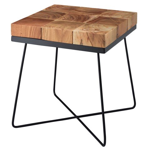 Beistelltisch in Braun - 45x45x51 (LxBxH)