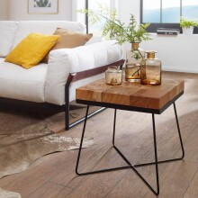 Beistelltisch in Braun - 45x45x51 (LxBxH)