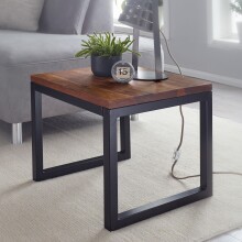 Beistelltisch in Braun - 45x45x40 (LxBxH)