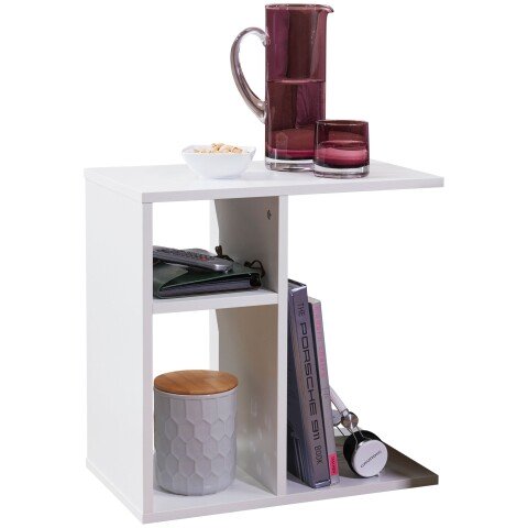 Beistelltisch in Weiß - 50x30x50cm (LxBxH)