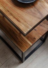 Beistelltisch in Braun - 30x45x60 (LxBxH)