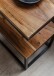 Beistelltisch in Braun - 30x45x60 (LxBxH)