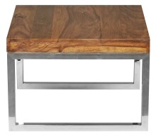 Beistelltisch in Braun aus Sheesham - 60x60x40cm (LxBxH)