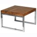 Beistelltisch in Braun aus Sheesham - 60x60x40cm (LxBxH)