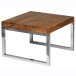 Beistelltisch in Braun aus Sheesham - 60x60x40cm (LxBxH)