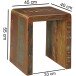 Beistelltisch in Braun - 40x45x55 (LxBxH)