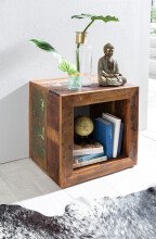 Beistelltisch in Braun - 35x45x45 (LxBxH)