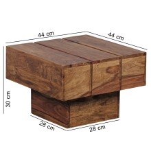 Beistelltisch in Braun - 44x44x30 (LxBxH)