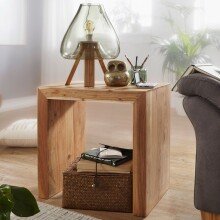 Beistelltisch in Braun - 35x60x60 (LxBxH)