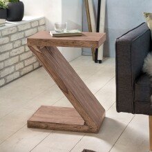 Beistelltisch in Braun aus Akazie - 30x44x59cm (LxBxH)