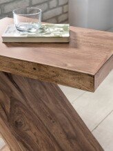 Beistelltisch in Braun aus Akazie - 30x44x59cm (LxBxH)