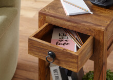 Beistelltisch in Braun - 30x30x68 (LxBxH)