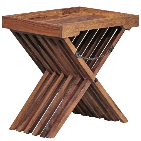 Beistelltisch in Braun - 40x60x57 (LxBxH)
