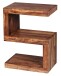 Beistelltisch in Braun aus Sheesham - 30x44x60cm (LxBxH)