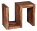 Beistelltisch in Braun aus Sheesham - 30x44x60cm (LxBxH)