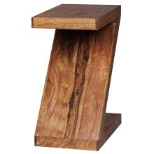 Beistelltisch in Braun aus Sheesham - 30x44x59cm (LxBxH)