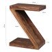 Beistelltisch in Braun aus Sheesham - 30x44x59cm (LxBxH)
