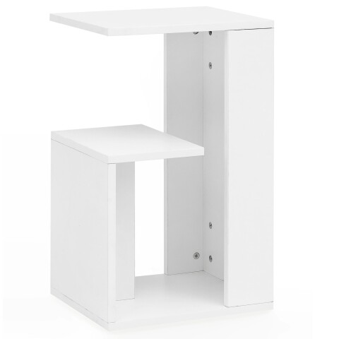Beistelltisch in Weiß - 30x35x61cm (LxBxH)