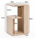 Beistelltisch in Braun - 30x35x61cm (LxBxH)