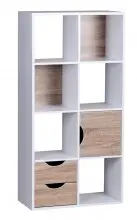 Bücherregal in Weiß - 60x29x120cm (LxBxH)