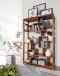 Bücherregal in Braun - 115x40x180 (LxBxH)