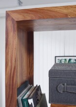 Bücherregal in Braun - 90x35x180 (LxBxH)