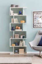 Bücherregal in Weiß - 70x24x191cm (LxBxH)